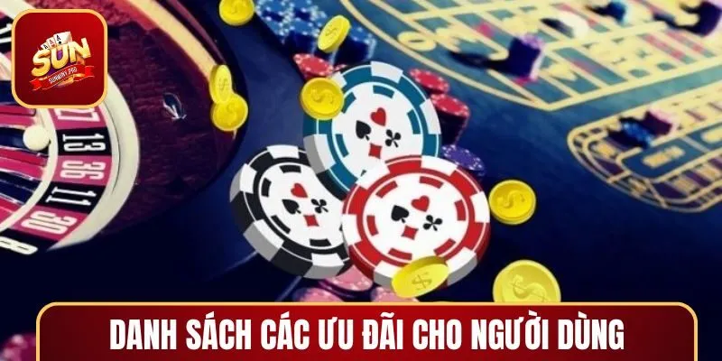 Danh sách các ưu đãi khuyến mãi đăng nhập SUNWIN
