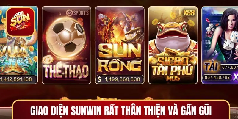 Giao diện rất thân thiện và gần gũi
