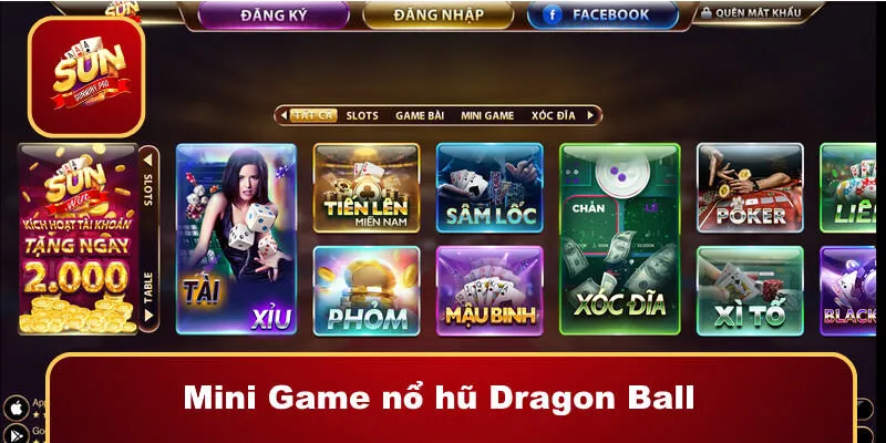 Mini Game nổ hũ Dragon Ball